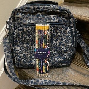 VGUG Lug Ranger crossbody- Leopard Navy